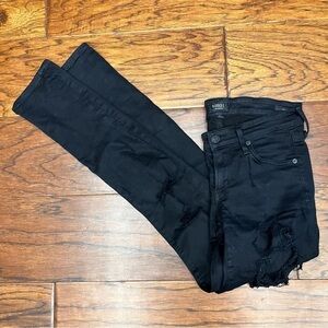Agolde Chloe‎ distressed denim jeans